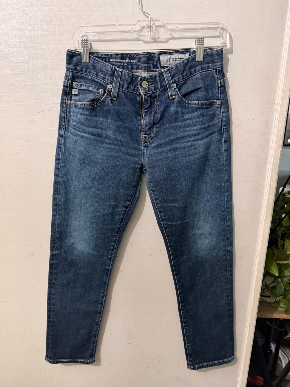 Ag Adriano Goldschmied Women’s Skinny Jeans in Medium Blue Wash